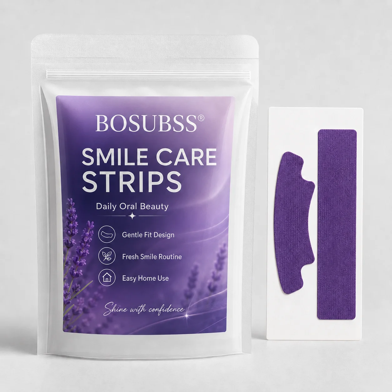 1Pairs Oral Beauty Strips, Daily Smile Patches, Easy-To-Use Smile Care Strips For Home Routine