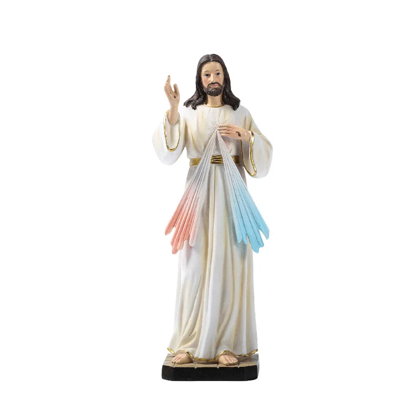 

29.5CM High Classical Hand Raising Character Ornament Easter Decorative Gift Resin Crafts