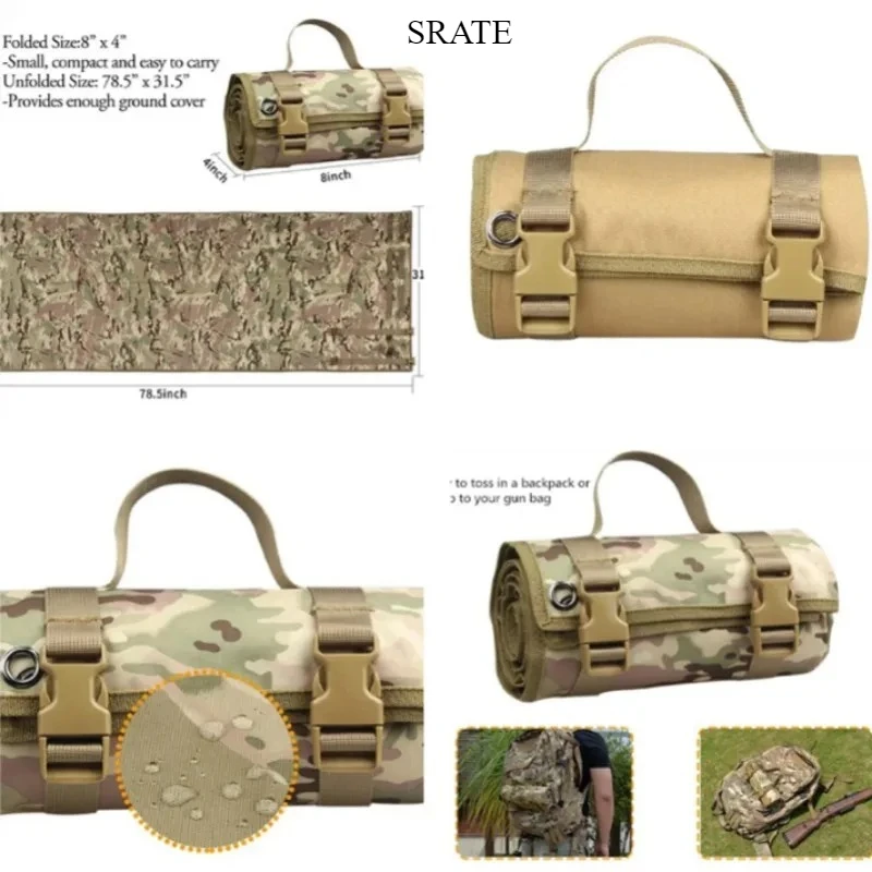 

Outdoor Non-Slip Shooting Training Mat Double-Sided Multifunction Camping Pad Shooting Training Mat Double-Sided Waterproof Hot