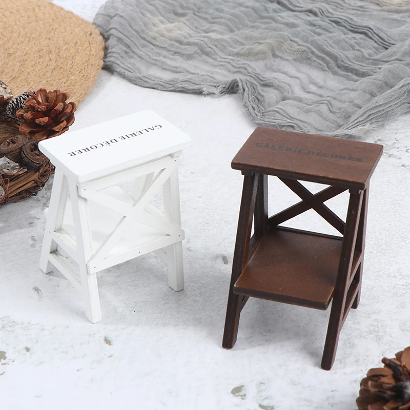 Présentoir de meubles de maison de beurre, support floral en bois l'inventaire, modèle 1:12