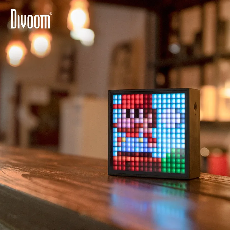 Divoom Timebox Evo Pixel Wireless Bluetooth Speaker Clock Alarm Programmable LED Display Portable Speaker