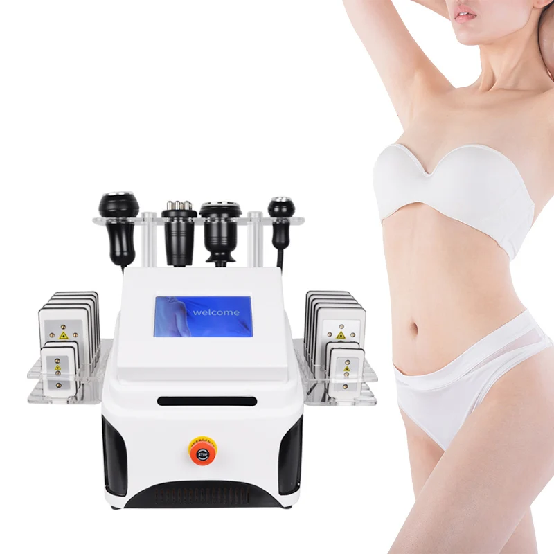 

Double Vacuum RF Sculpting Anti Cellulite Wrinkles Skin Lifting Device 40Khz Ultrasonic Cavitation Weight Loss Slimming Machine