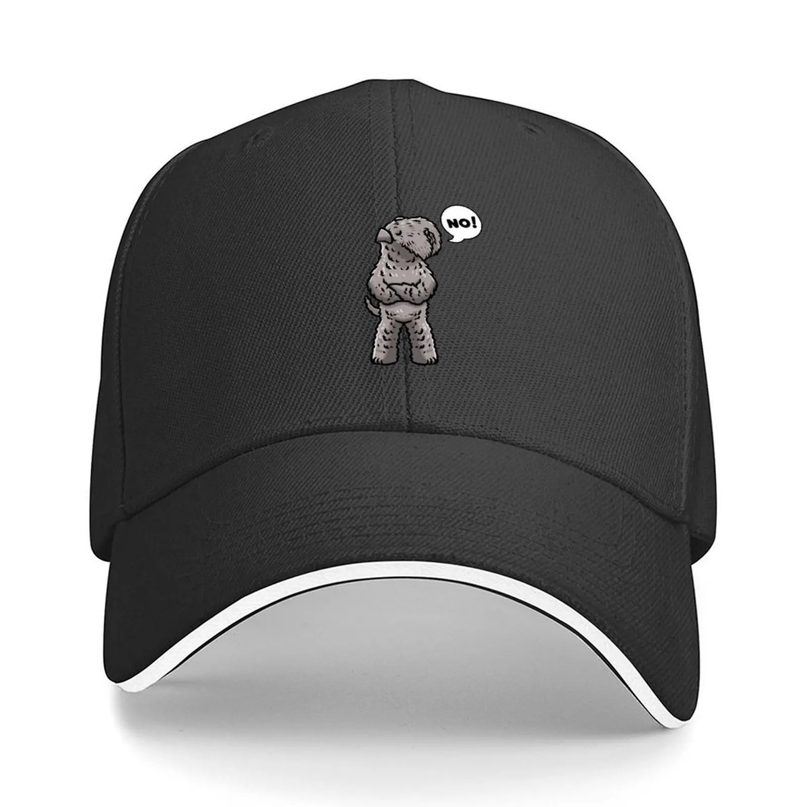 Kerry Blue Terrier Dog Stubborn No Baseball Cap Trucker Cap Snap Back Hat tea Hat Vintage Women's Beach Outlet Men's