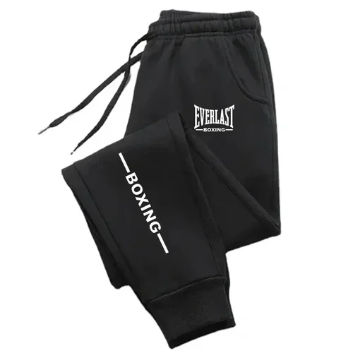 Imagen 2 del producto 2025 otoño EVERLAST pantalones para correr estampados pantalones de chándal para hombres pantalones de chándal Jogger hombres cepillados gimnasio mujeres pantalones de invierno