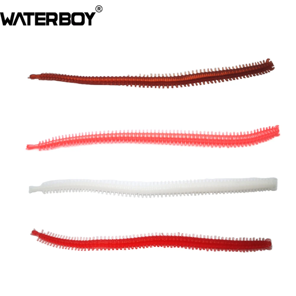 10PCS/Lot Soft Lure 13cm/2g Worms Artificial EarthWorm Sea Fishing Bait Earth Worm Fish Lure Accessories Factory