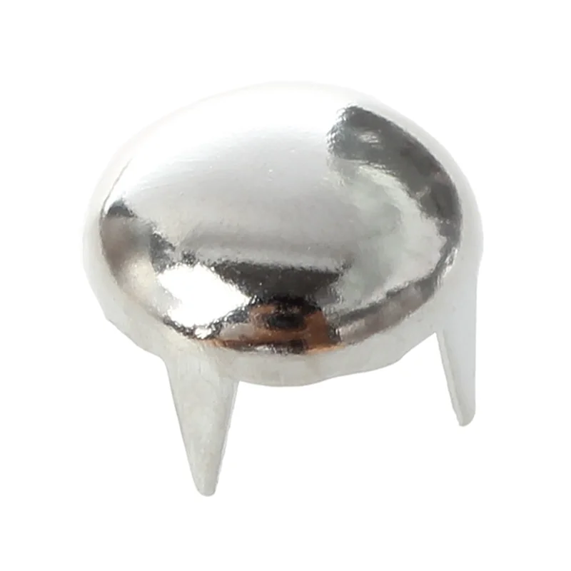 AC88-1000X 銅 8 ミリメートルシルバーラウンドコーンリベットリベットパンク装飾リベットリベットシルバー