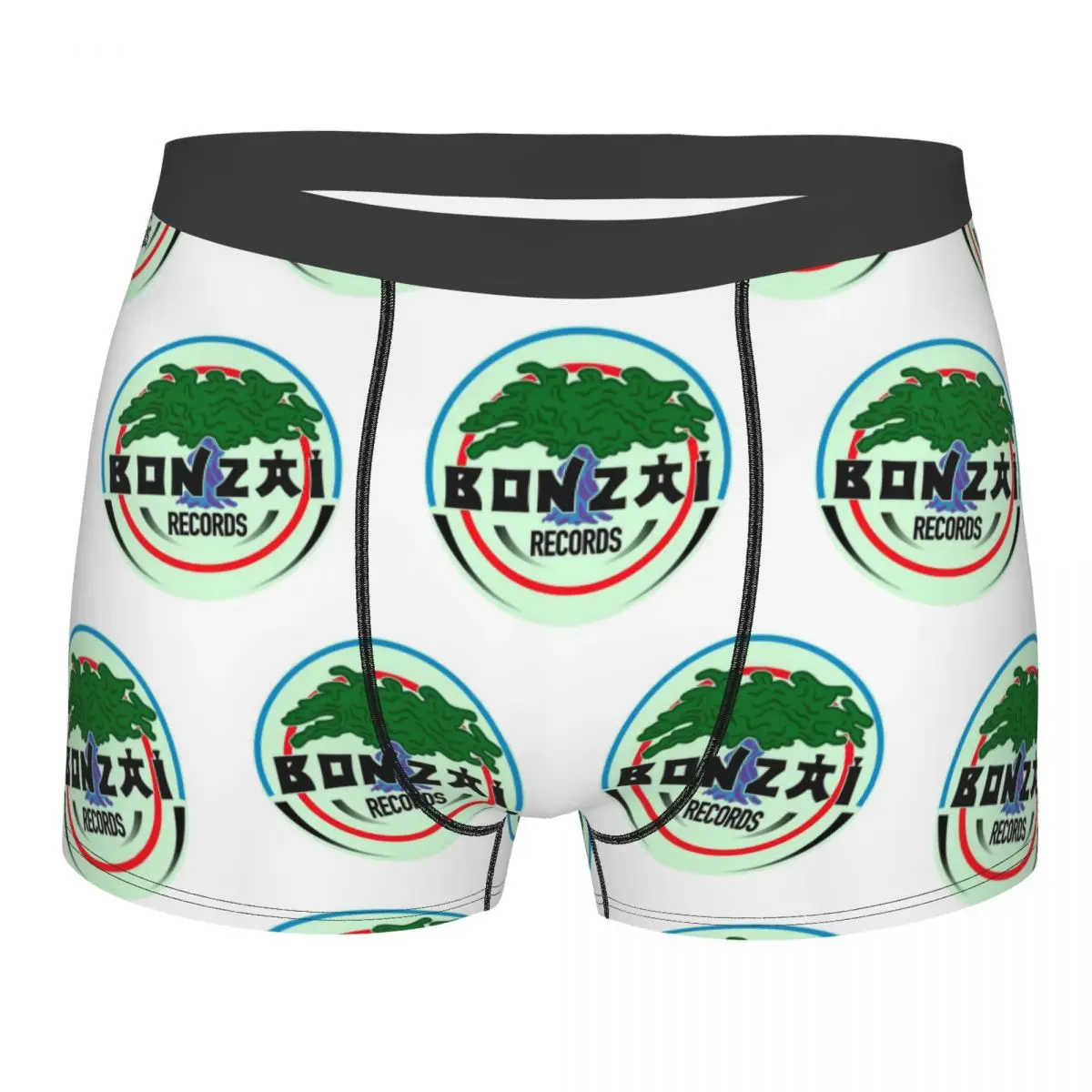 Boxer Underpants Shorts Bonzai Records Panties Male Breathable Underwear for Homme Man Boyfriend Gift