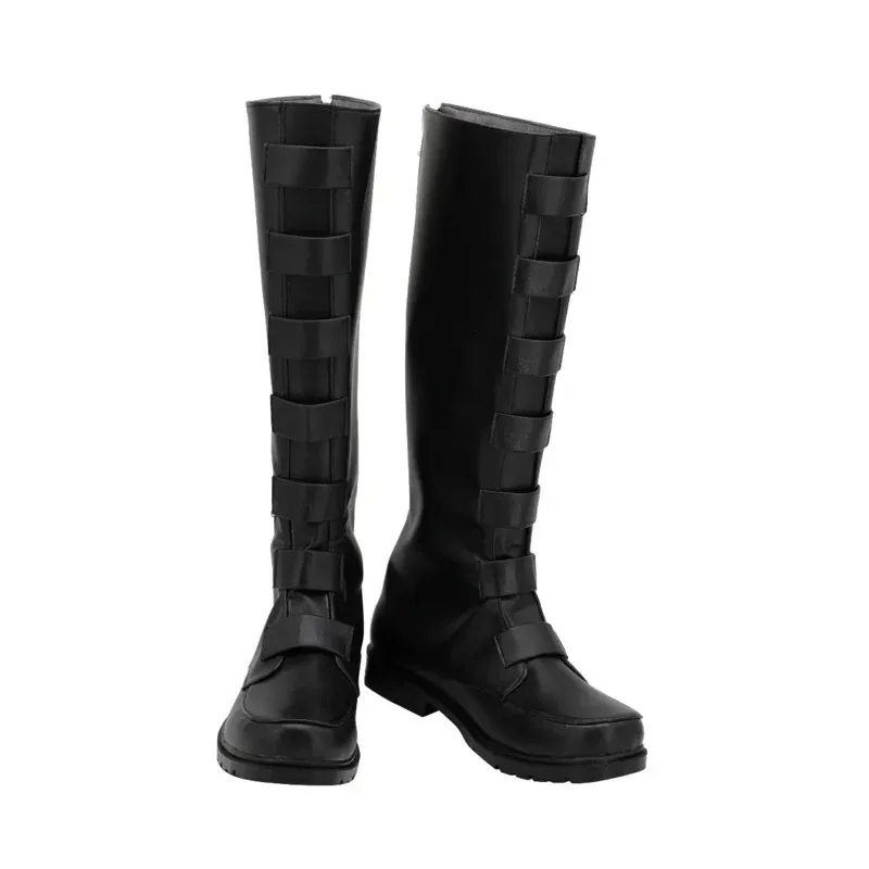 Zapatos de Cosplay del maestro Jedi Qui Gon jinn, botas para hombres adultos, fiesta de Halloween hecha a medida