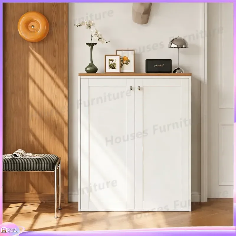 Modern Shoe Cabinet Storage Organizer with Adjustable Shelves Multi Functional Entryway Hallway Closet Furniture Home Decor view 2