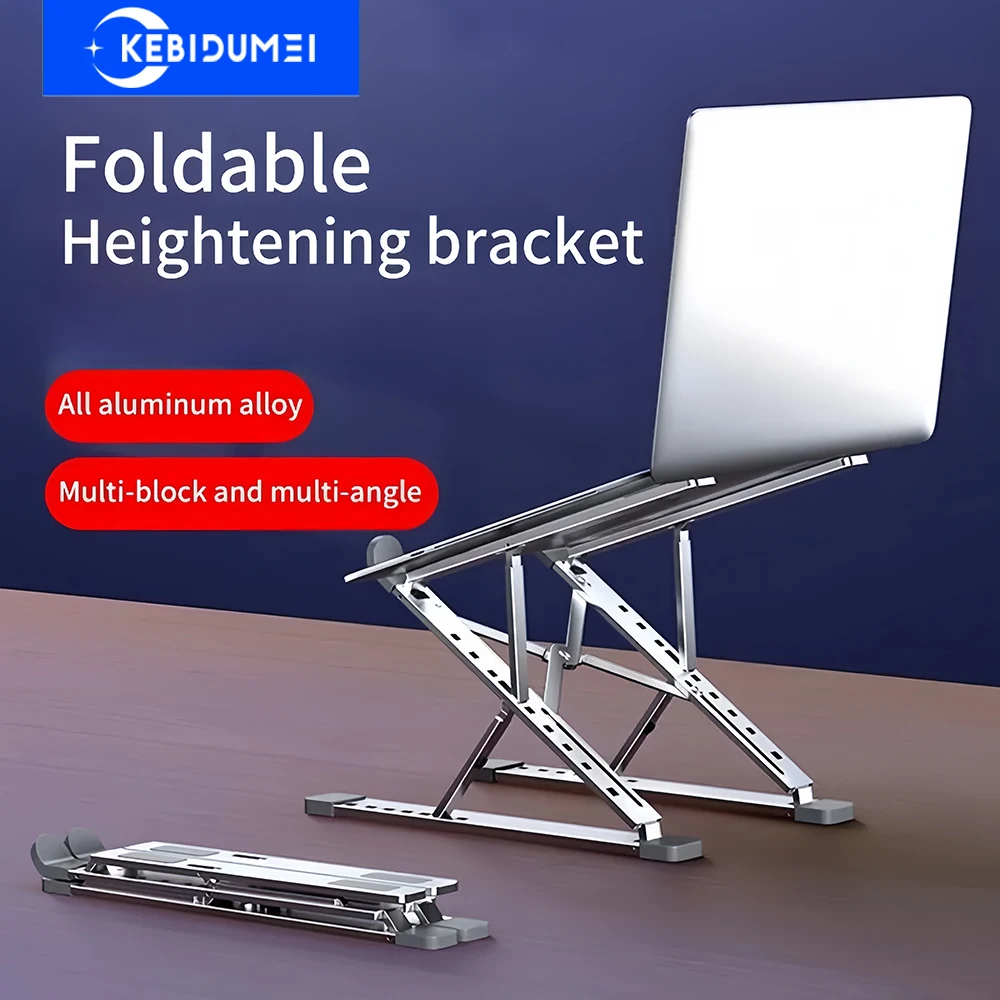 

Foldable Laptop Stand Adjustable Portable Notebook Bracket Support Base Aluminum Alloy Holder For Macbook Laptop PC Accessories