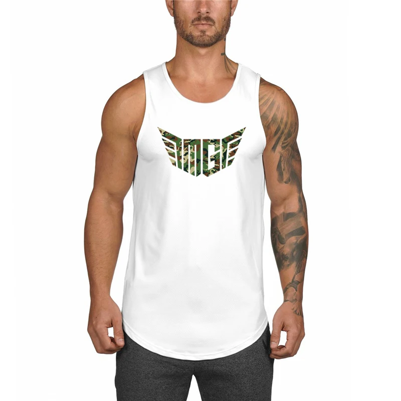 Quick Dry Plain Mesh jogging train Vest Men Summer Sleeveless Gym Workout weightlifting Tank Top Breathable Fitness Bodybuilding