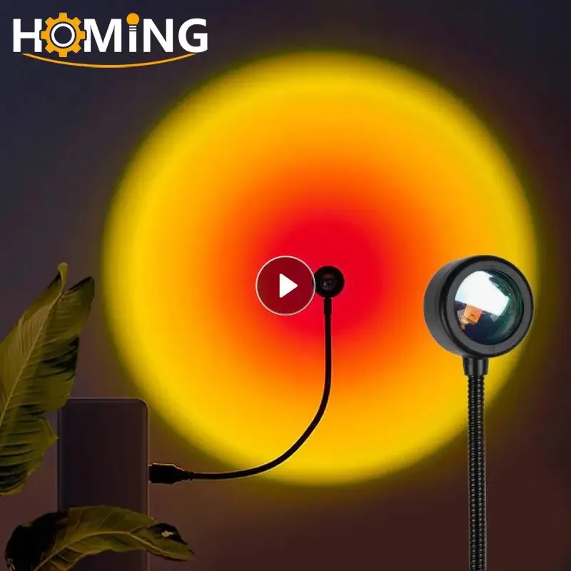 1Pcs USB Lamp LED Rainbow Neon Night Light Proiettore Fotografia Wall Atmosphere Lighting Per Camera Home Room Decor Gift Leds