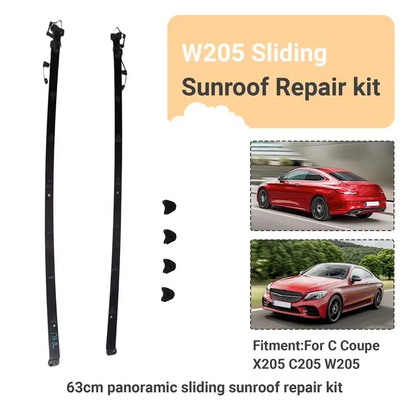 A2057803000 A2057803100 63CM Panoramic Sliding Sunroof Repair Replacement Kit For Mercedes Benz C Coupe X205 C205 W205