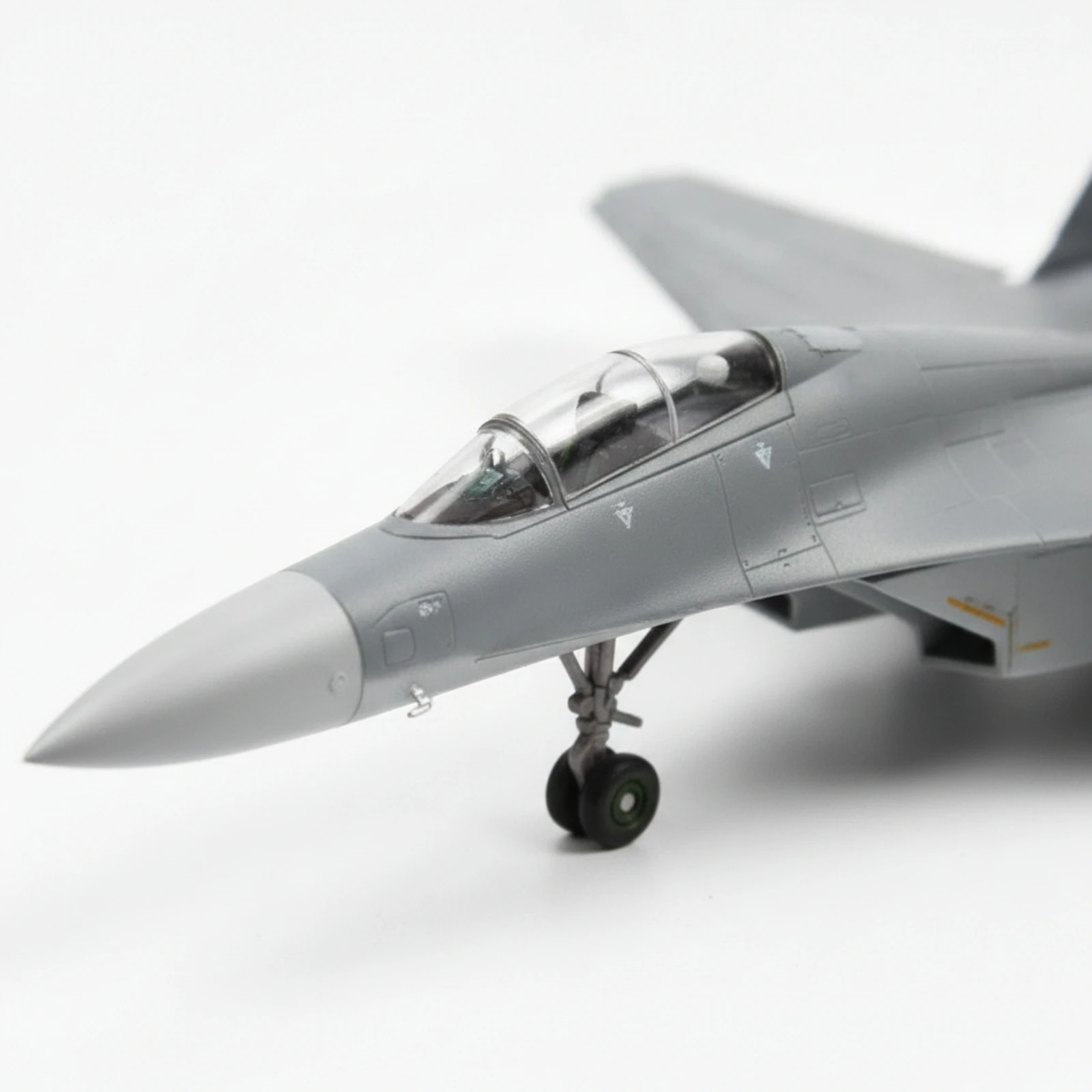 Electronic Warfare Aircraft Model Assembly Fighter Model Building Kit Movable Toy Realistic for Hobbyists