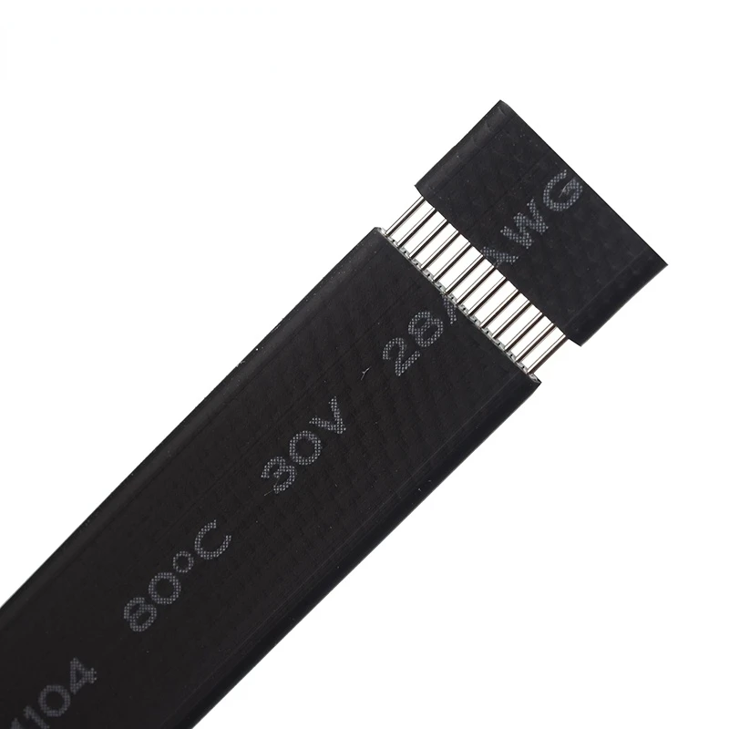 ADT Brand DIY Custom Ribbon Cable Flat EMI Shielding Flexible FPC FPV Ribbon Cable Wire 13Pin 20pin 28AWG FFC Soft Thin Extender