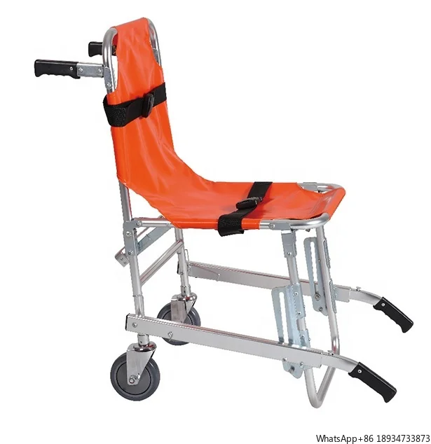 Aluminum Alloy Folding Ambulance Stair Chair Evacuation Stair Chair Stretcher For Emergency Rescue