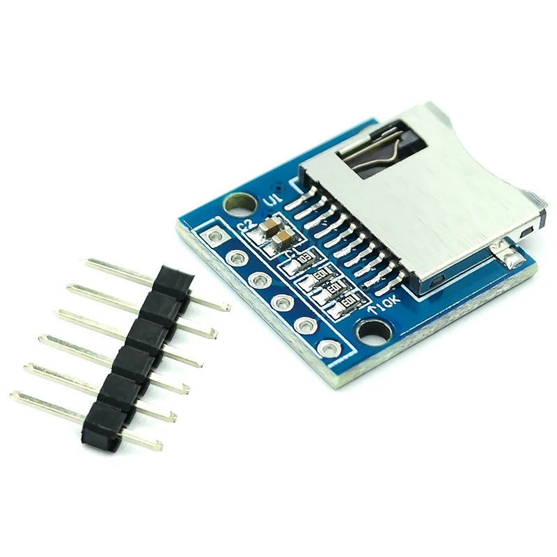 1 pz Micro SD Storage Expansion Board Mini Micro SD TF Card Memory Shield Module con pin per Arduino