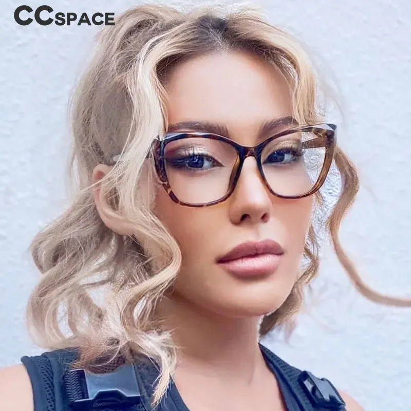47313 Anti Blue Women Glasses Frames Plastic titanium Optical Fashion Computer Glasses