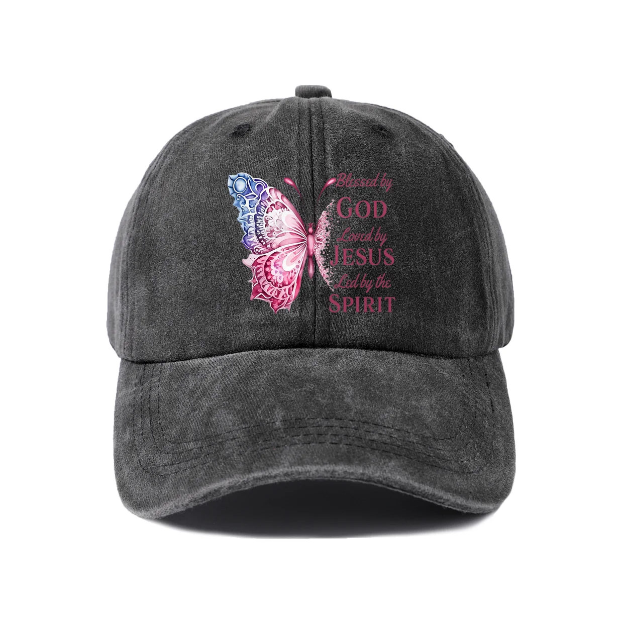 Cute Cartoon Animal Character Baseball Cap, Vintage Washed Adjustable Unisex Dad Hat, Everyday Gift