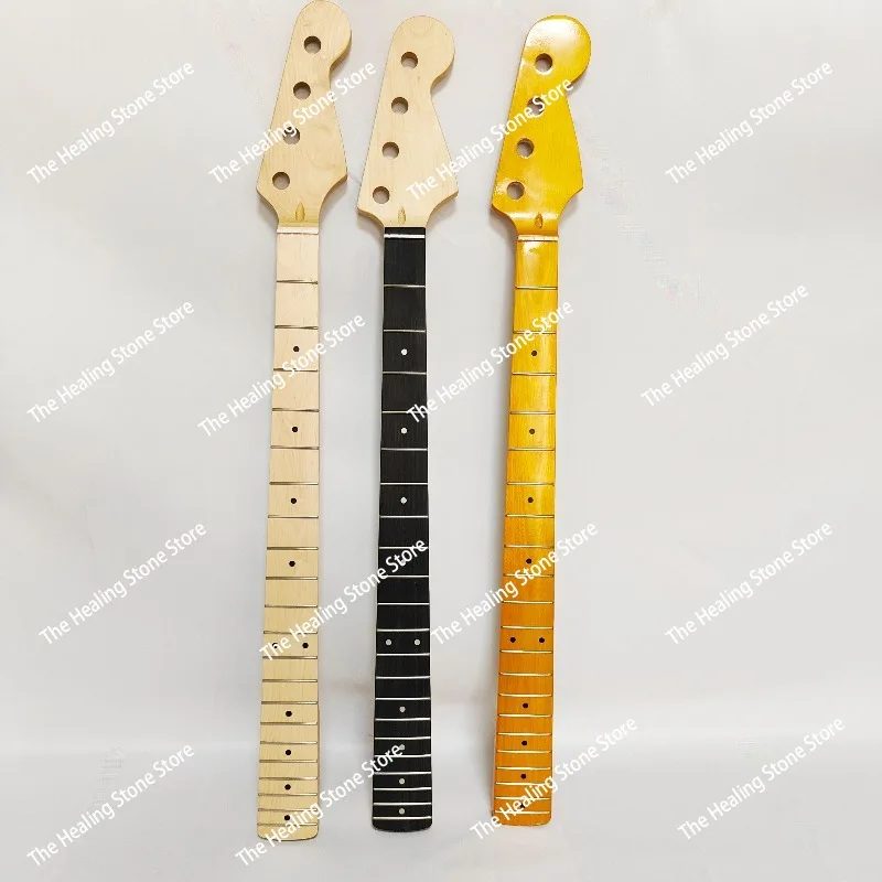 PB Electric Bass 21 Fret Maple Handle 4 Strings Neck Bass Finished Guitar Neck Handle 3 Colors