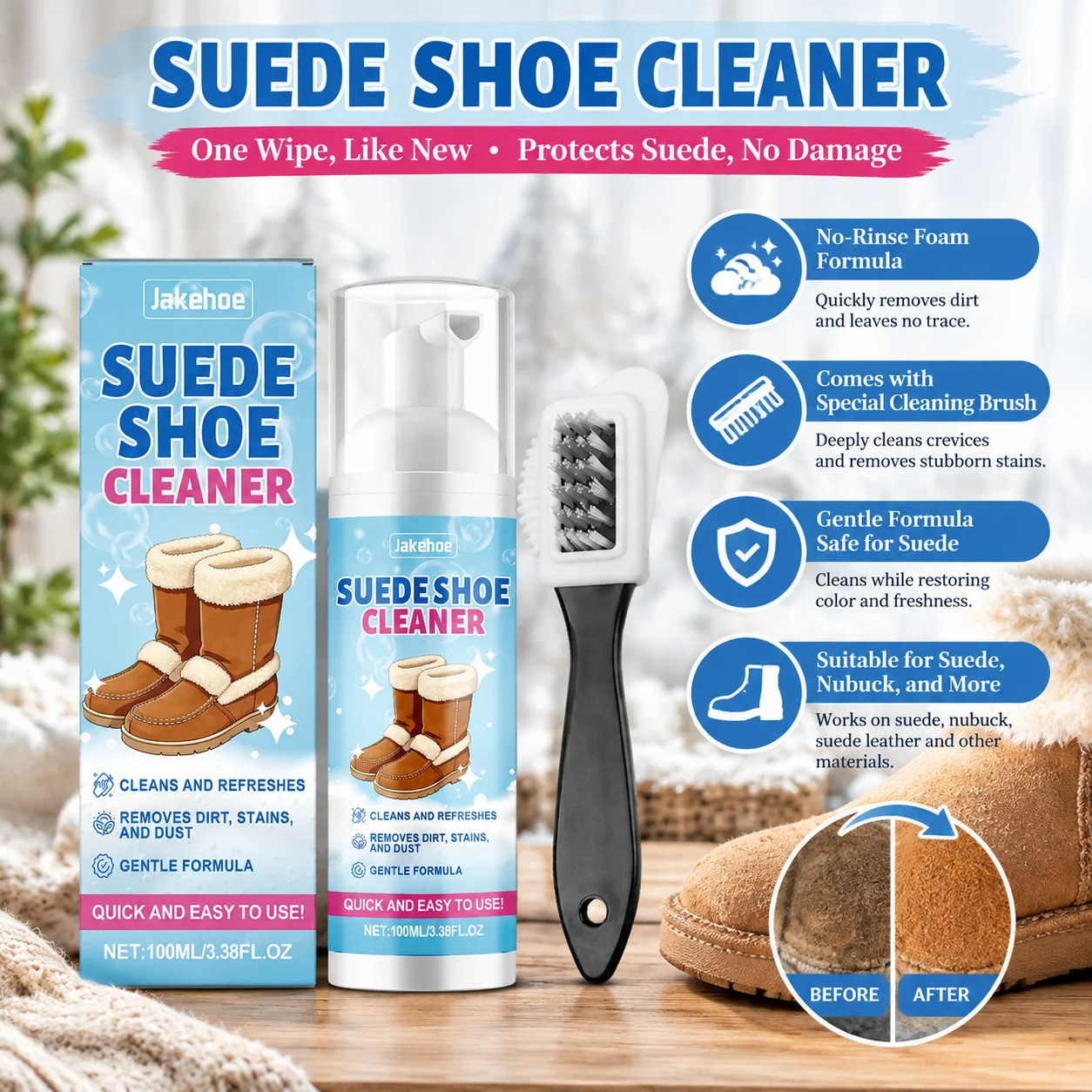 Fırçalı Süet Temizleme Seti, 1 - Sneaker Care Cleaning Kit incelemesi ve fiyatı