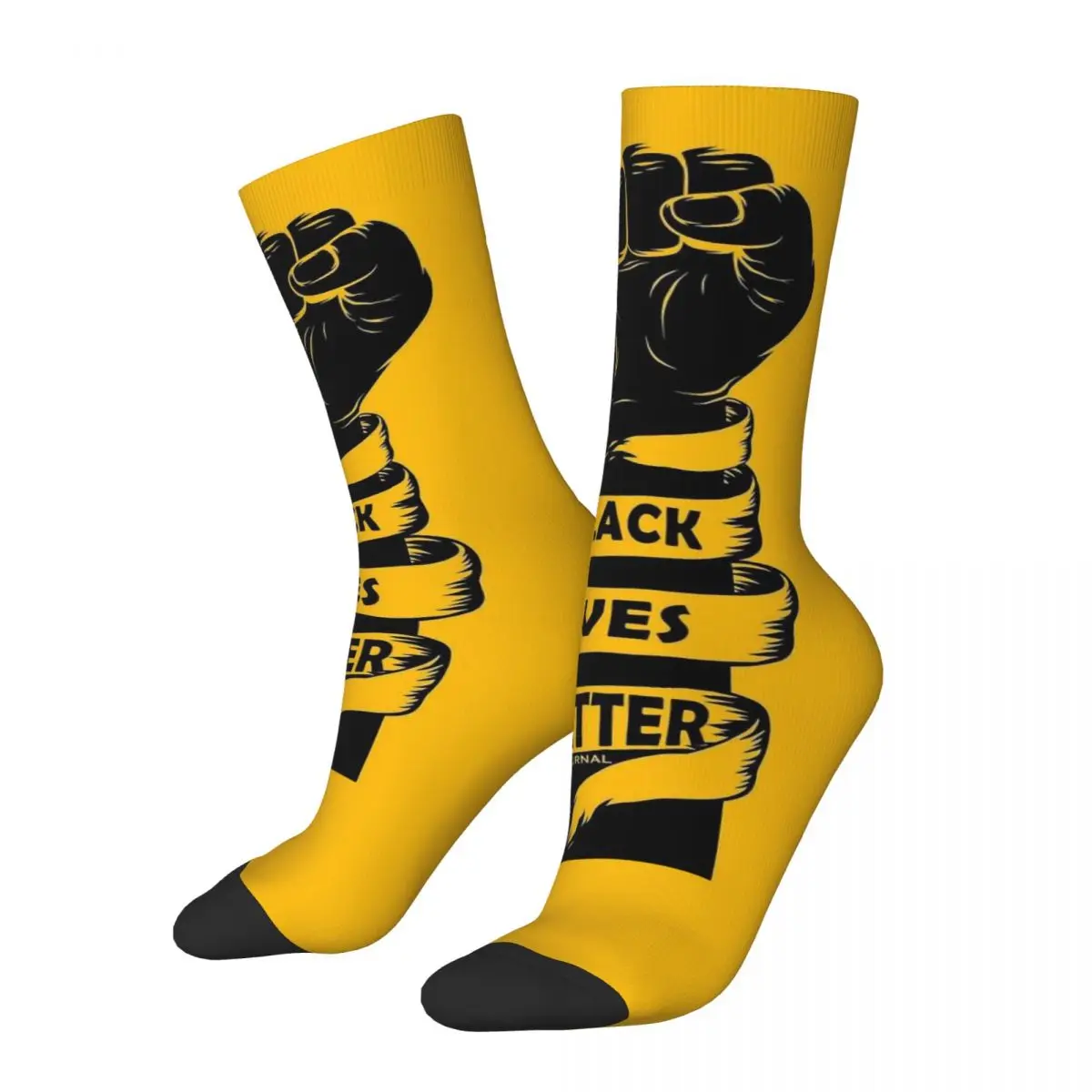 3D printing cosy Unisex Socks,Windproof George Floyd I Can't Breathe,Black Lives Matter Interesting Four Seasons Socks