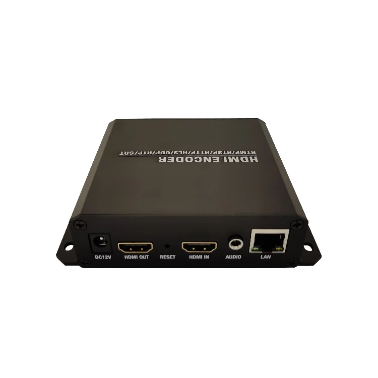 H.265/H.264 HD for Loop Encoder Audio Input 1920x1080p MPEG4 Audio Video Radio TV Broadcasting Equipment Metal 1-13Mbps