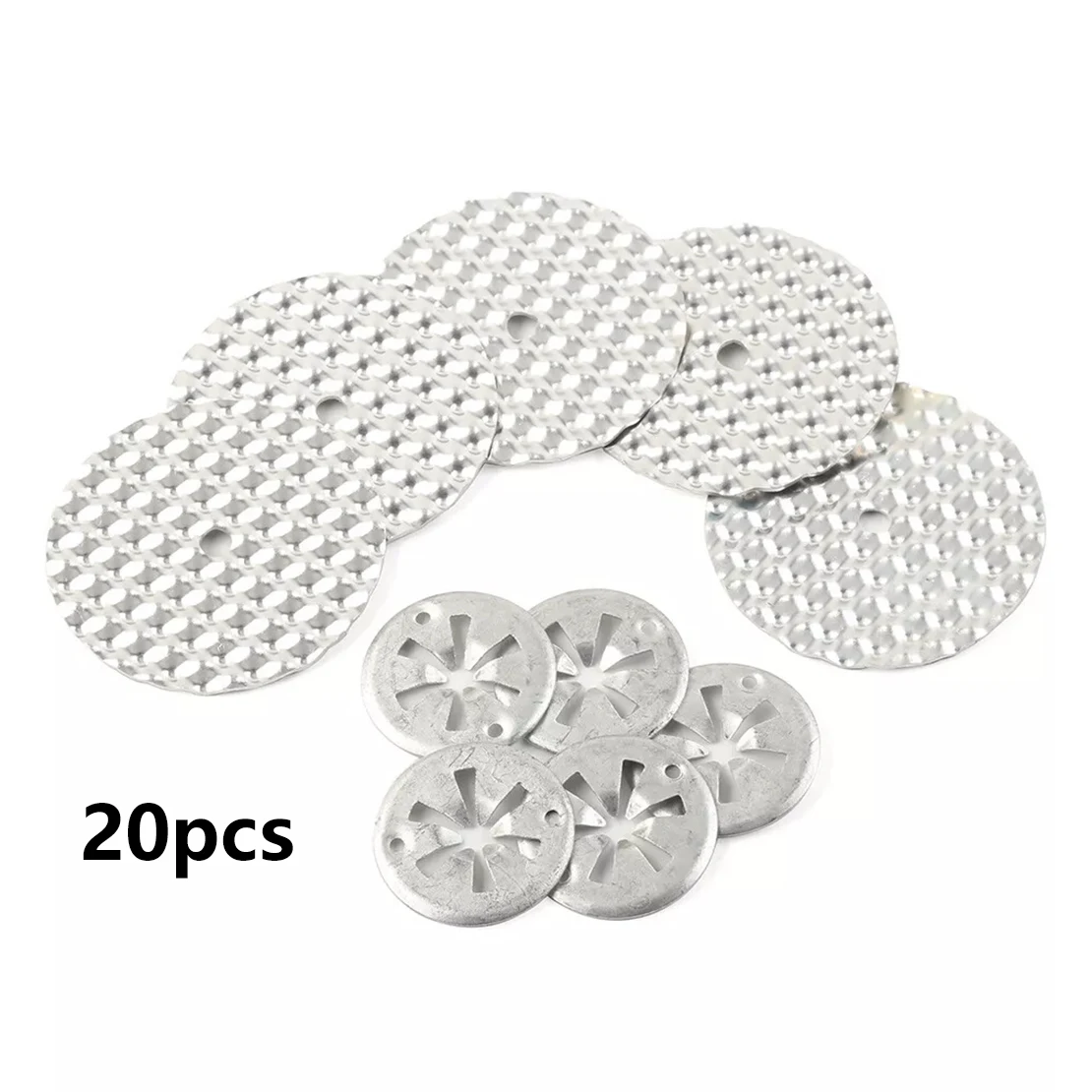 10 Sets Universal Heat Protection Plate Shield Washer Attachment Repair Kit Silver N90335004