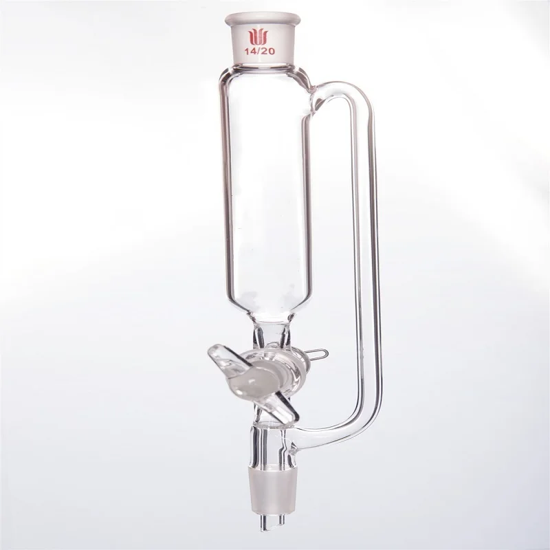 SYNTHWARE Constant pressure drip funnel, No tick marks, Glass valve, Addition funnel, Borosilicate glass, F62