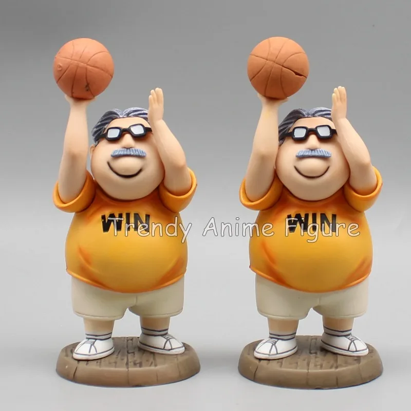 Anime SLAM DUNK Mitsuyoshi Anzai Action Figurine PVC Collection Room Decorations 12cm ZX Anzai Coach Figurine Model Toys Gifts