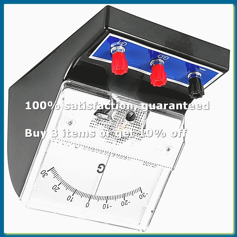 Analog Ammeter Pointer Type Electrical Current Ampere Tester Sensitive Amperemeter Microammeter Galvanometer-FABY
