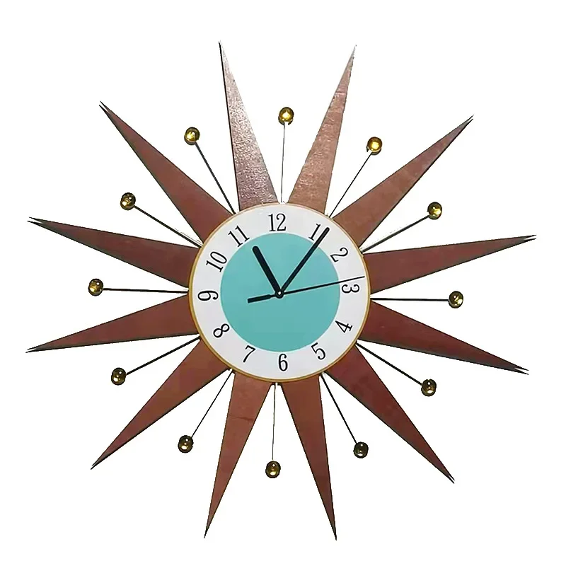 Reloj De Pared 3d Grande Minimalist Living Room Wall Clock Creative Home Decoration Clocks Retro Light Luxury Horloges Murales