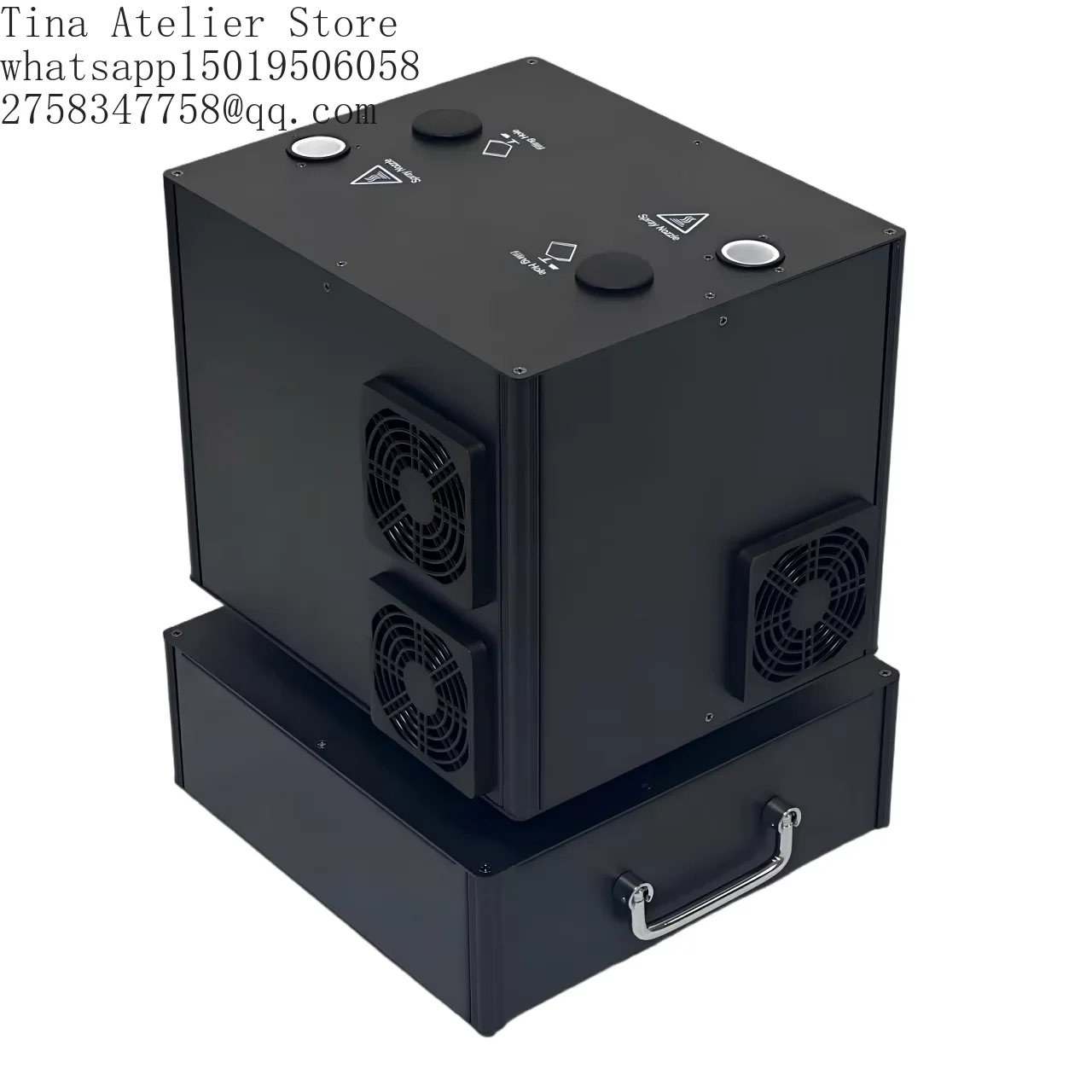 DMX/Remote & Manual Control 1300W Double Hole Rotation Cold Spark Machine Firework Effect Sparkler for Wedding Events DJ Shows