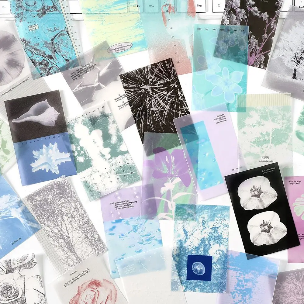 10 teile/los Memo Pads Material Papier langsam beginnen zu die saison Sammlung Journal Scrapbooking papier Hintergrund Dekoration Papier