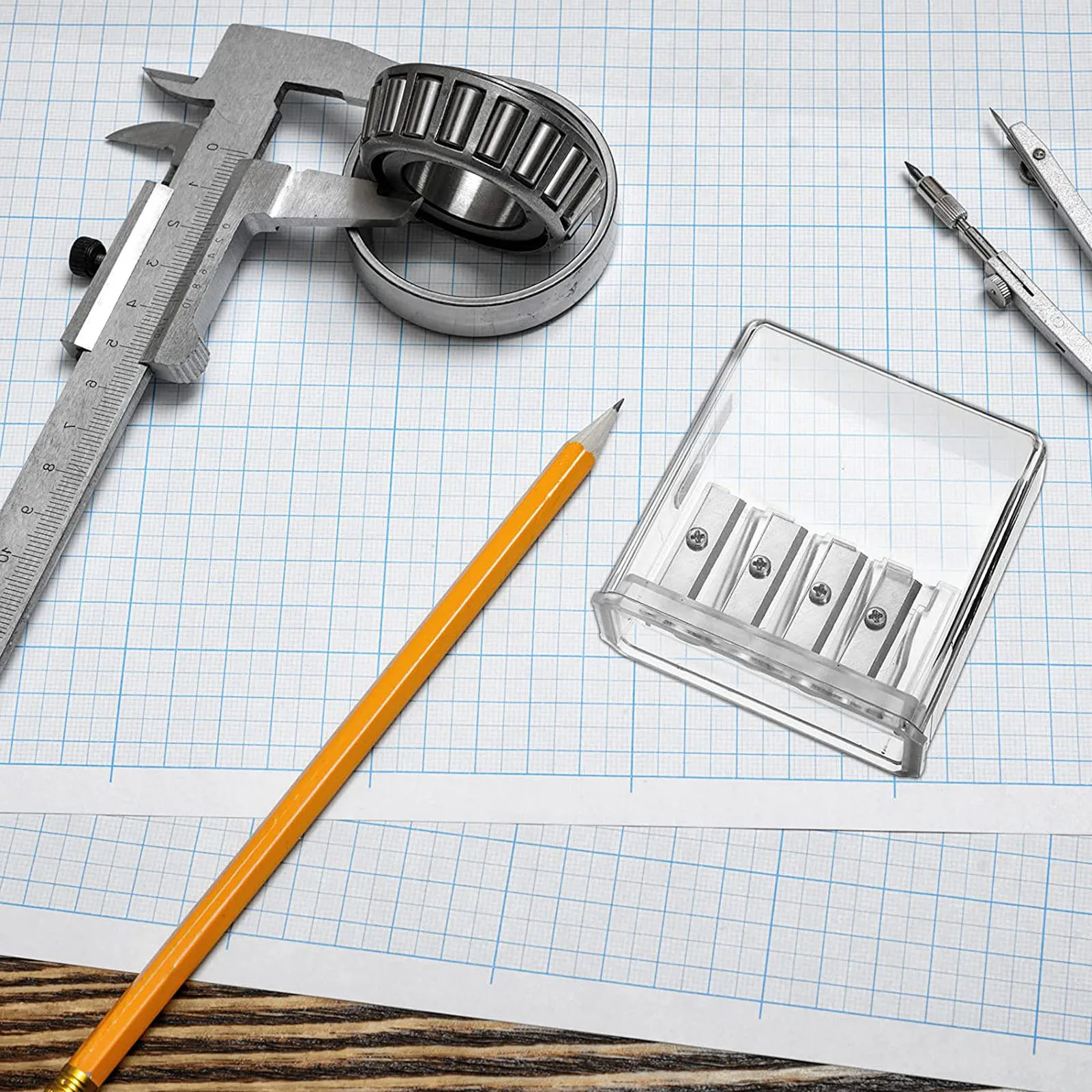 多機能4穴炭鉛筆削りロングコア鉛描画アート手動スケッチ画材