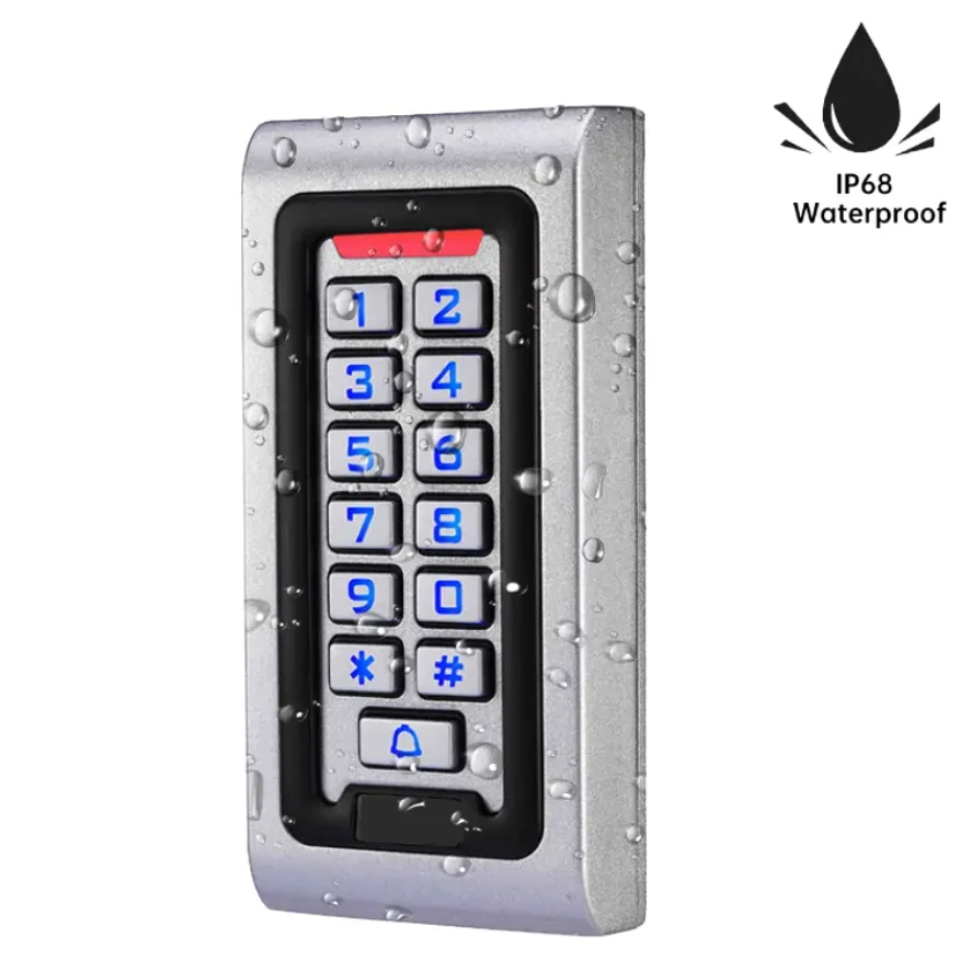 IP68 Waterproof Out Door Access Control System Kit With Metal Keypad and 280KG Magnetic Lock