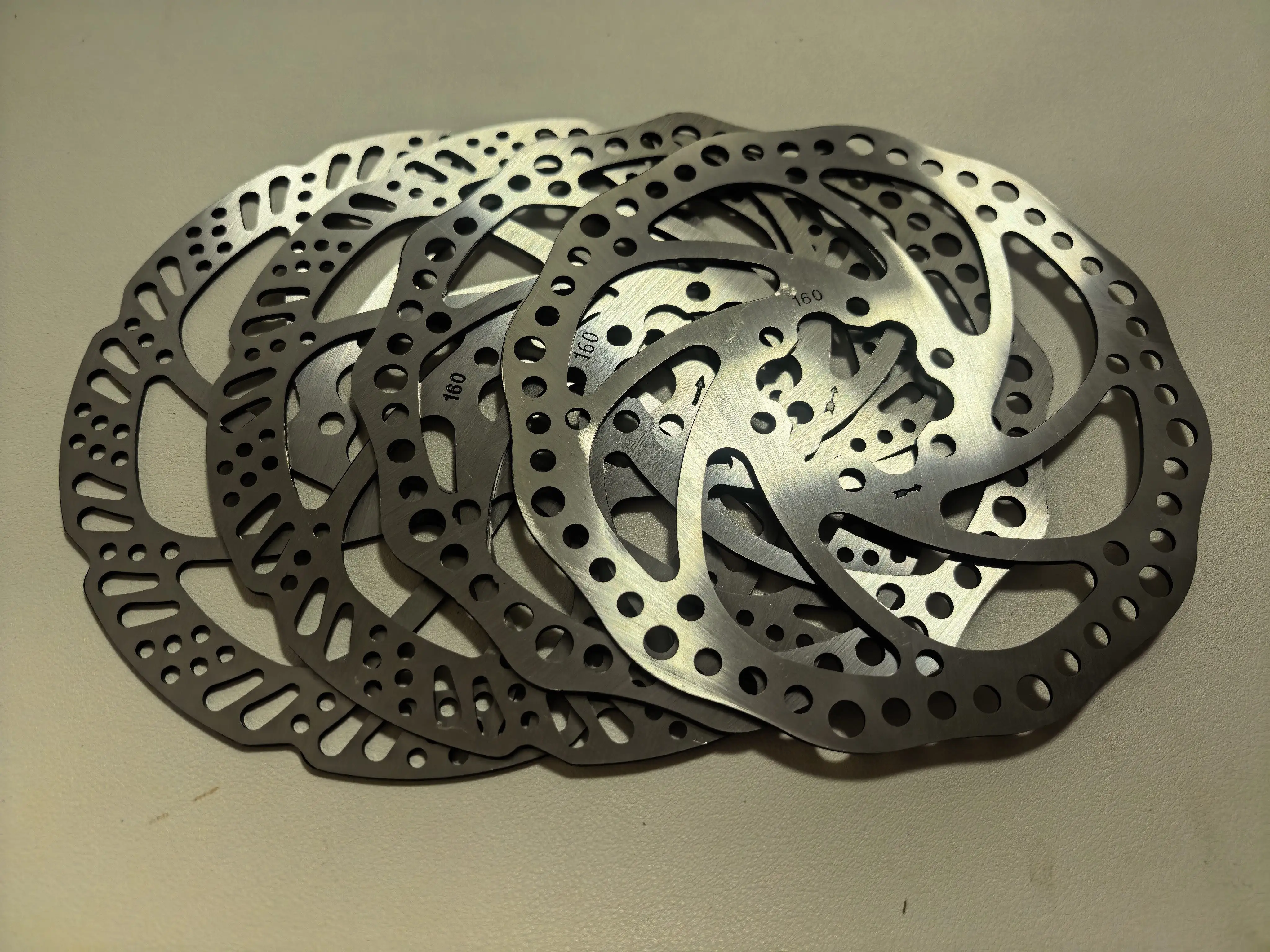 160mm 6 Hole Disc Brake Disc for Engwe Ep-2 Pro Electric Bicycle Parts Electric Scooter Brake Disc Replace Accessories