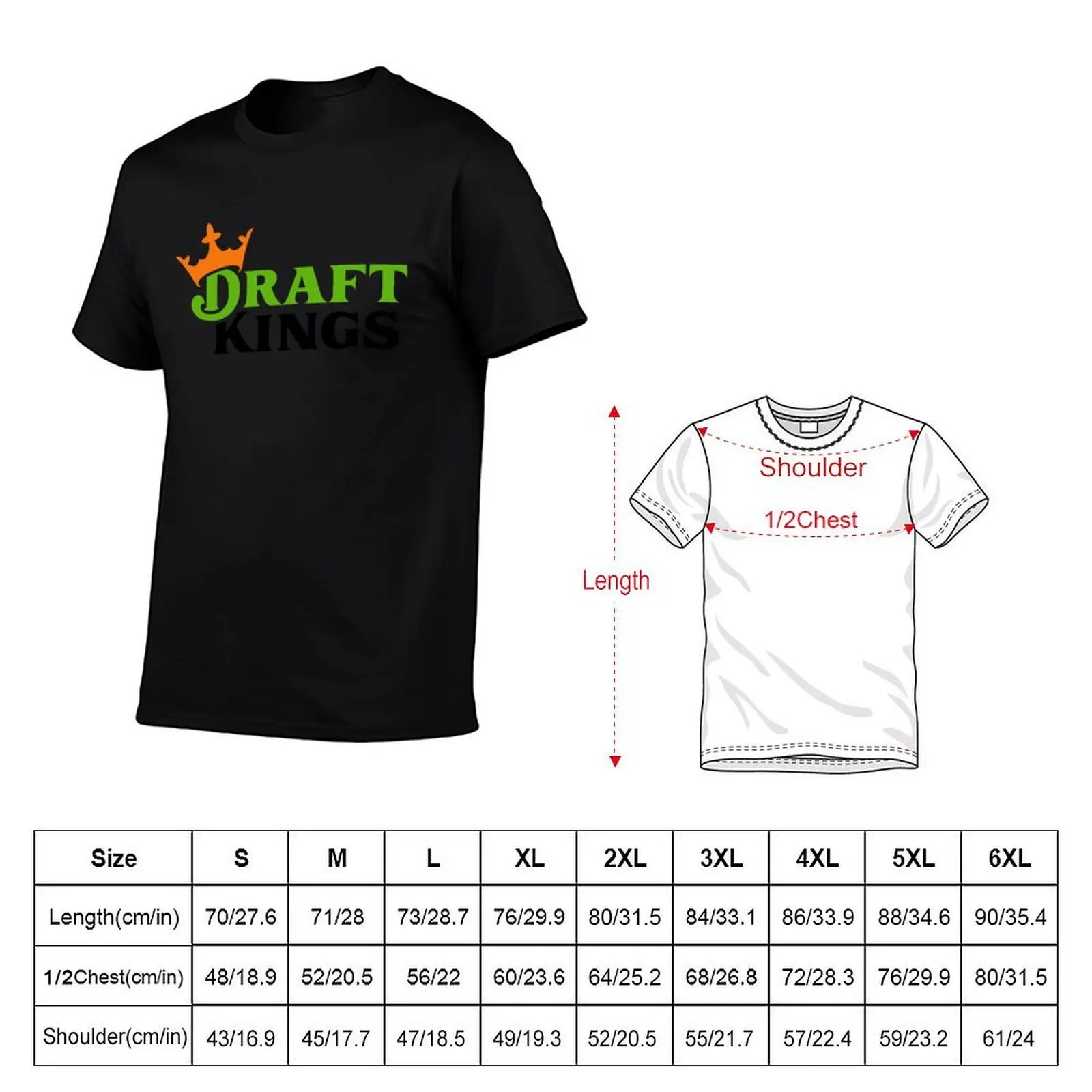 DraftKings Draft Kings T-Shirt shirts graphic tee oversizeds mens t shirts top quality