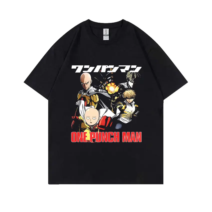 

Hot Sale Anime One Punch Man Graphic T-shirt Funny Saitama T Shirts Genos Tshirt Summer Men Women Casual Oversized Streetwear