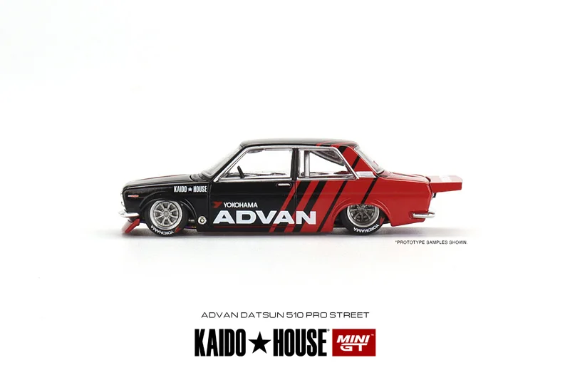 TSM MINI GT KAIDO HOUSE 1:64 Datsun ADVAN 510  Diecast Model  Race Car Kids Toys Gift