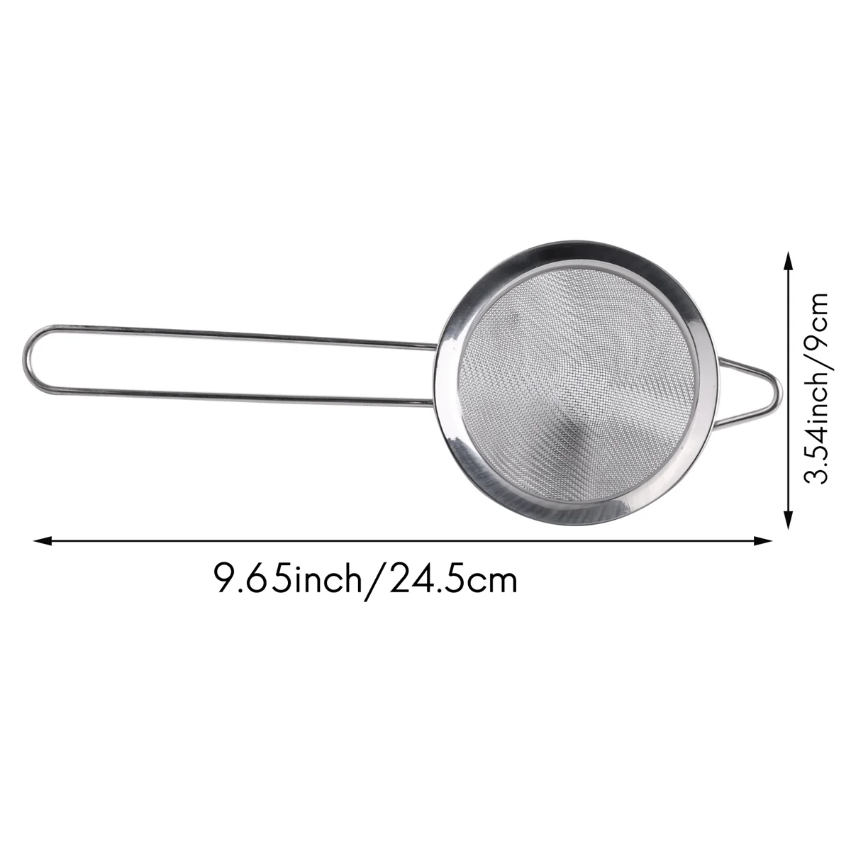 AT77 Cocktail Fine Strainer Stainless Steel Conical Mesh Strainer Professional Bar Tool