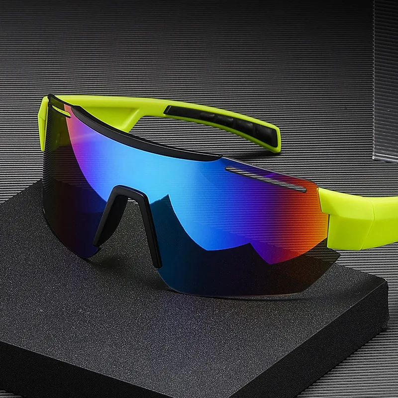 Cycling Sports Glasses Colorful Cycling Sports Glasses Integrated Sunglasses Outdoor Casual Cycling Windproof Sports