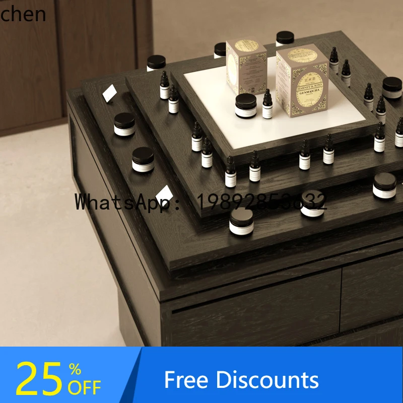 Fragrance Shop Wenxiangtai Essential Oil Aromatherapy Display Cabinet Beauty Salon Nakajima Terrace Product Display Cabinet