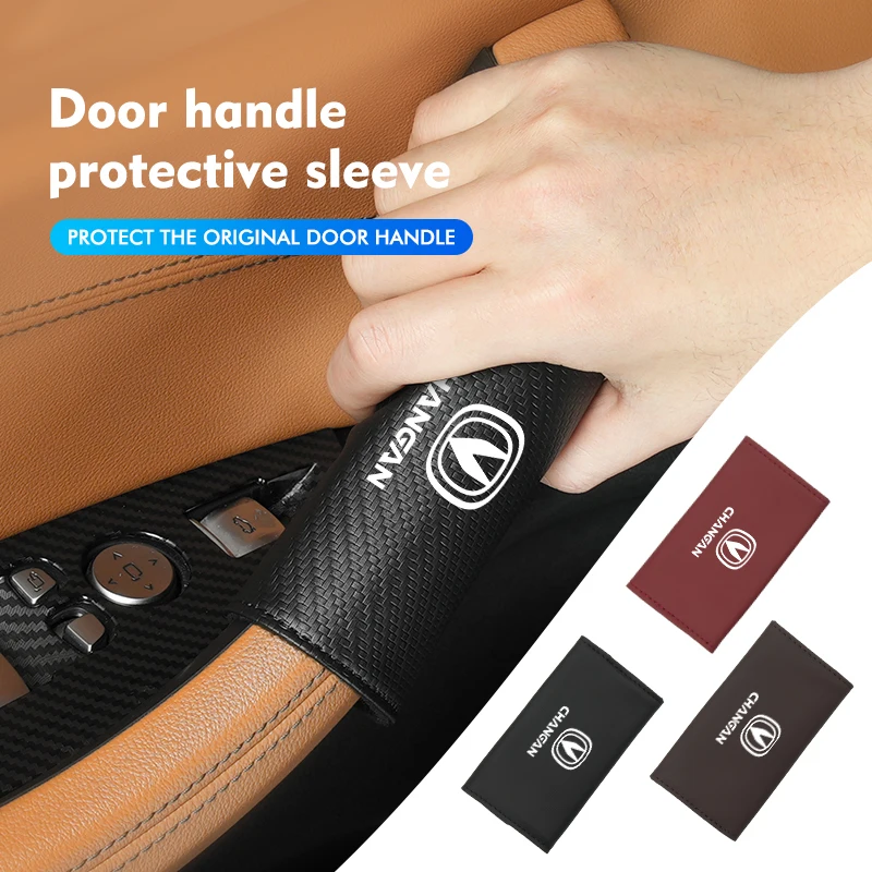 Car Door Inner Handle Protector Cover Interior Accessories For Changan CS75 CS35 CS15 CS55 CS95 CS85 CX70 EADO CX20 Alsvin