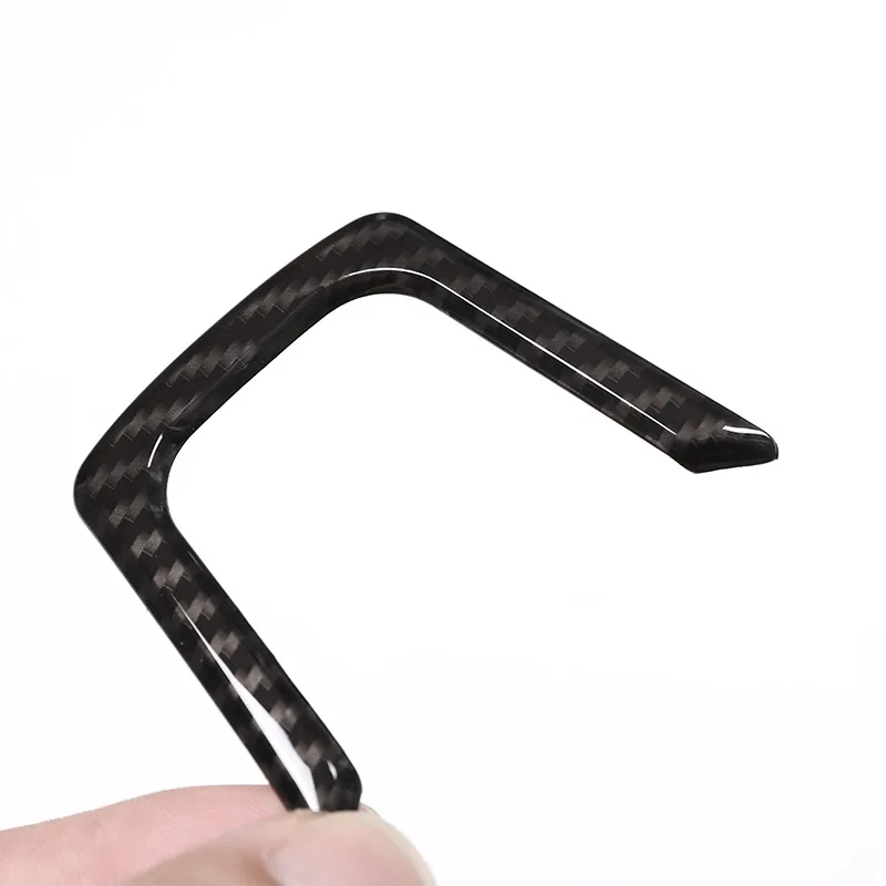 Carbon Fiber Chrome Interior Accessories Steering Wheel Trim Sequins For Jaguar XE XF F-Pace F Pace x761
