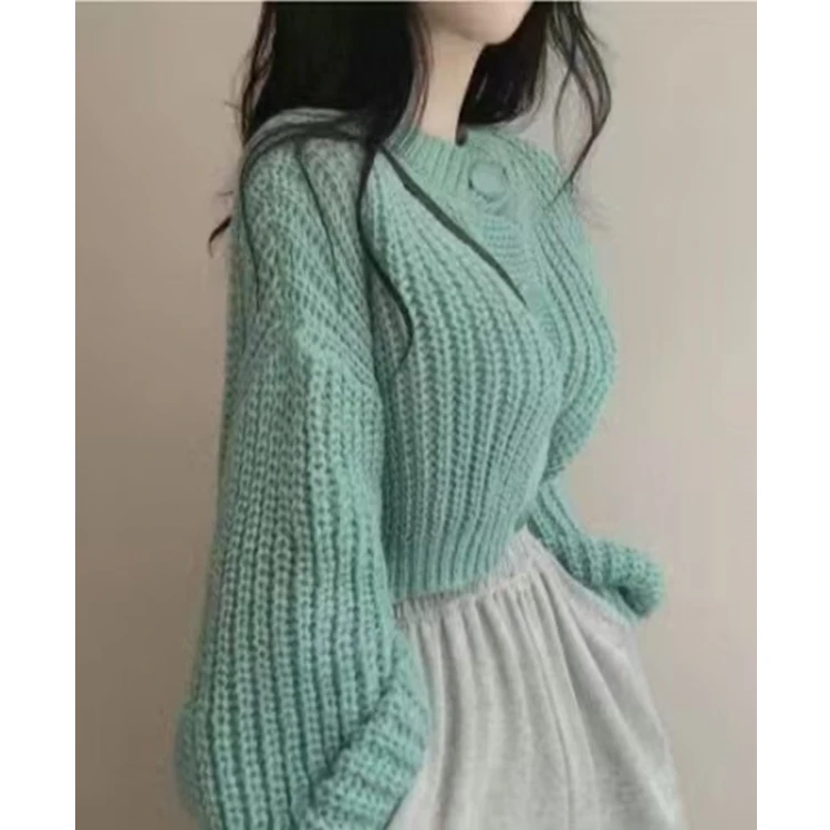 Ladies' Knitted ort Cardigan Sweater round Ne Soft Cozy Spring Autumn Outerwear Slimming Outerwear Commute Sle Polyeste...