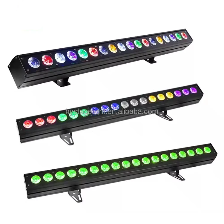 RGBWA UV LED Wall Wash Light DMX Bar لحفلات الزفاف ونادي الديسكو