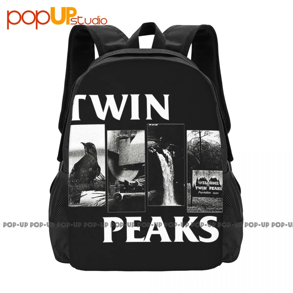 Twin Peaks Vintage Backpack Large Capacity Fashion Softback Sports Bag Bags For Travel