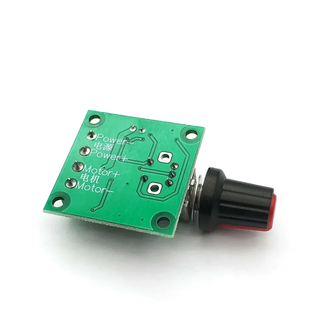 DC 1,8 В 3 В 5 В 6 В 12 В 2A ШИМ-регулятор скорости двигателя Низковольтный регулятор скорости двигателя ШИМ 0 ~ 100% Регулируемый модуль привода