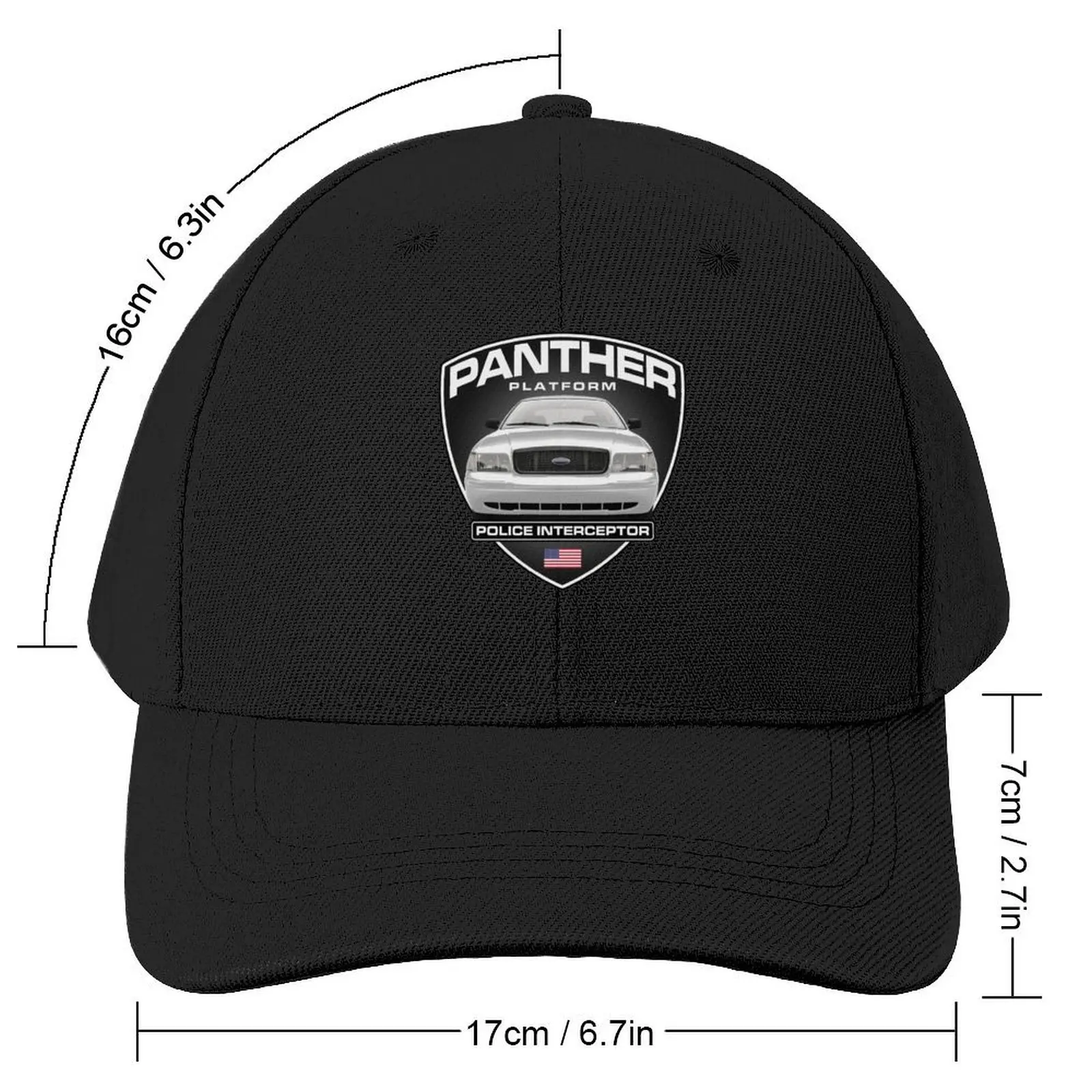 Panther Platform - CVPI White Car Baseball Cap Vintage fashionable Beach Bag Boy Child Women's